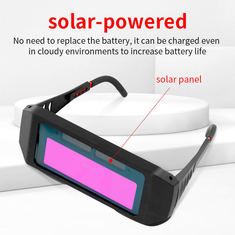 Automatic Dimming Welding Goggles with Dual Sensors – Auto Darkening Safety Glasses