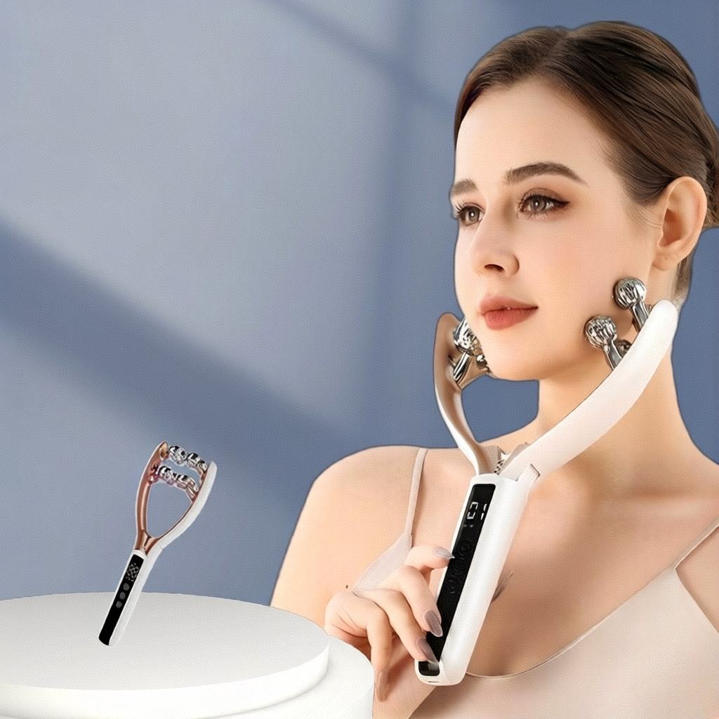 Rechargeable Microcurrent Facial & Neck Lifting Massager