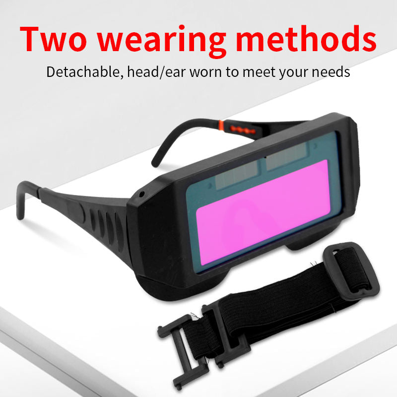 Automatic Dimming Welding Goggles with Dual Sensors – Auto Darkening Safety Glasses
