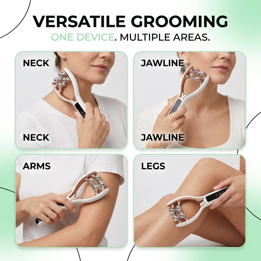 Rechargeable Microcurrent Facial & Neck Lifting Massager
