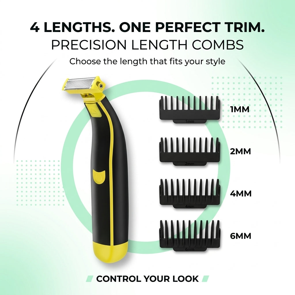 Aqua Trim Pro Waterproof Body Shaver for Men